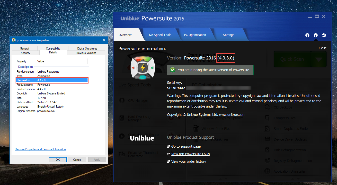 uniblue powersuite 2017 download